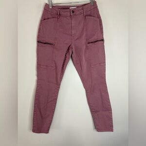 PISTOLA women’s Slim Cargo Pants in Dusty Rose in size 31 (12)